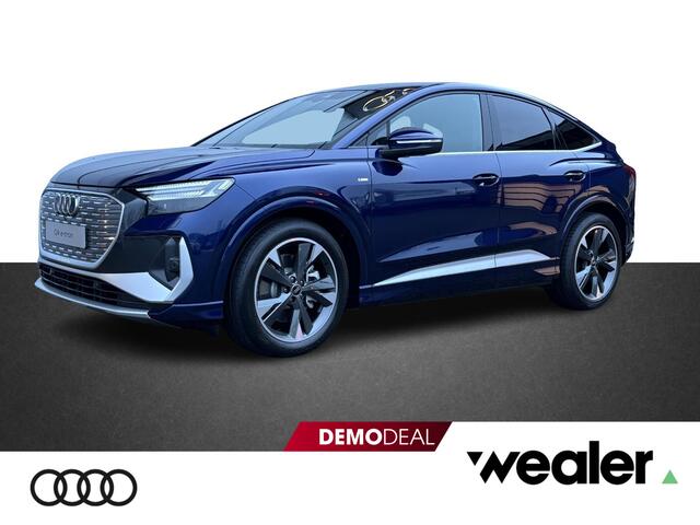 Audi Q4 Sportback e-tron 45 quattro S Edition 82 kWh | Memory Seats | Elektrische Stoelen | Trekhaak | Adaptieve Cruise Control | Matrix-Verlichting |