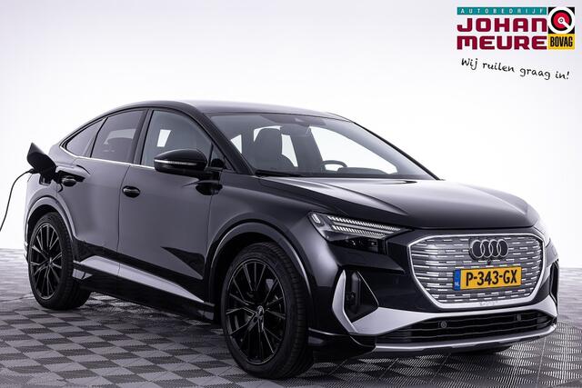 Audi Q4 Sportback e-tron 40 S edition 77 kWh | LEDER | SONOS **Dinsdag 30 SEPT. GESLOTEN IVM TEAMBUILDING-DAG**