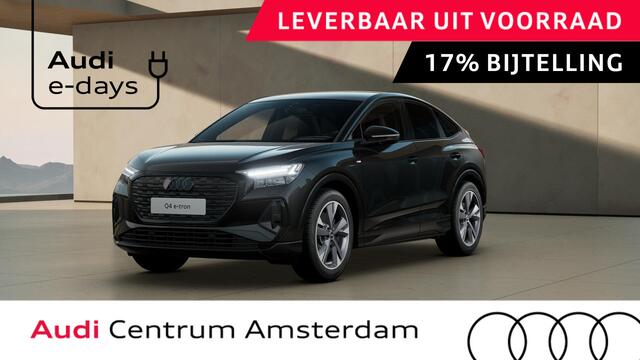 Audi Q4 Sportback e-tron 45 S edition 82Kwh 286 pk | Assistentiepakket plus | Comfortpakket | Privacy glas | Optiekpakket zwart plus |