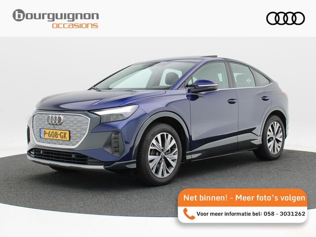 Audi Q4 Sportback e-tron 40 77 kWh 204 Pk Automaat | Panoramadak | Volledig Leder | Virtual Cockpit | Elektrische Achterklep | LED | 19 Inch | 109.106 Km