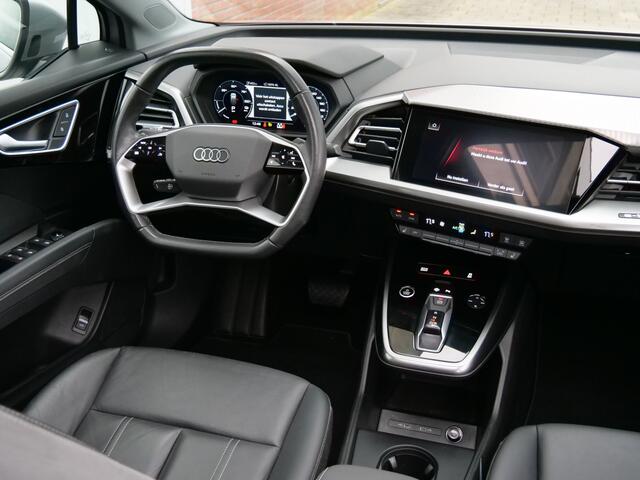 Audi Q4 Sportback e-tron 40 Launch edition S Competition 77 kWh Navigatie / Apple Carplay / Leer / DAB / Stoelverwarming / SOH 94,6%