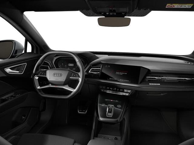 Audi Q4 Sportback e-tron 40 S Edition 204 PK · Trekhaak elek. wegklapbaar · Stuurverwarming · Glazen panoramadak