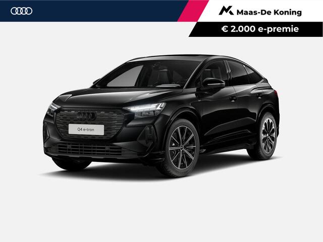 Audi Q4 Sportback e-tron 45 quattro S Edition Competition 286 PK · Sonos Premium sound · Trekhaak elek. wegklapbaar · Elektrische voorstoelen