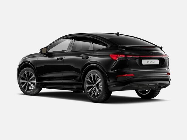 Audi Q4 Sportback e-tron 45 quattro S Edition Competition 286 PK · Sonos Premium sound · Trekhaak elek. wegklapbaar · Elektrische voorstoelen