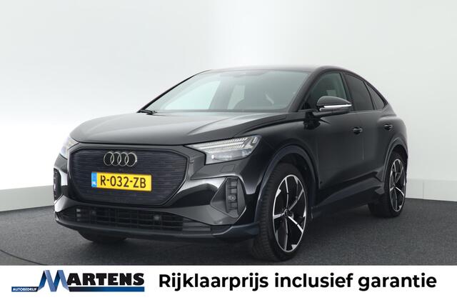 Audi Q4 Sportback e-tron 50 quattro 299pk Advanced edition 77 kWh Sonos Camera Adaptive Cruise Stoelverwarming Virtual Cockpit Navigatie