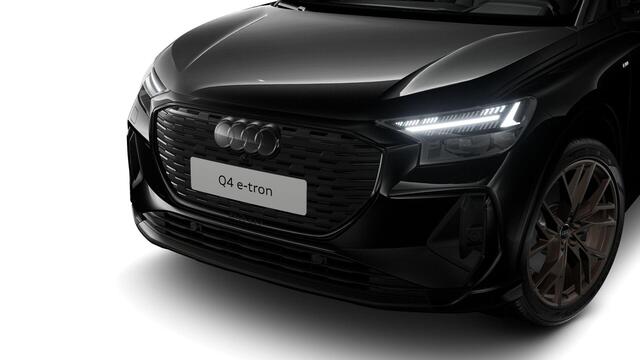 Audi Q4 Sportback e-tron 45 S Edition 82 kWh | 286 PK | SoH 100% | Matrix LED koplampen | 21" LM velgen | S line | Virtual pedal achterklep | Voorstoelen verwarmd |
