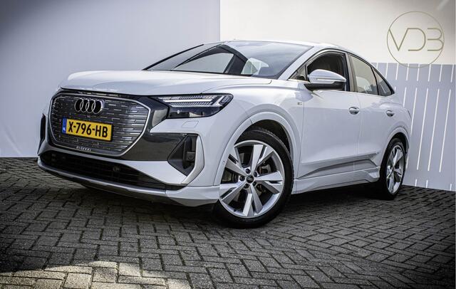 Audi Q4 Sportback e-tron 50 299pk S-Line SOH 92% Trekhaak Camera Origineel NL