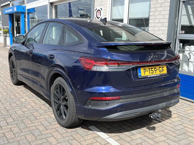 Audi Q4 Sportback e-tron 40 Advanced edition 77 kWh / AUTOMAAT/ SOH 91%/ 204 PK/ WARMTEPOMP/ SMARTPHONE INTERFACE/ TREKHAAK/ KEYLESS/ PARK.SENSOREN+CAMERA/ STOELVERWARM./ CRUISE/ ELEK.KLEP/ RIJ-MODI/ CLIMA/ NAVI/ DAB/ LED/ 19'' LMV