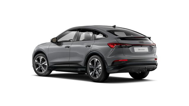 Audi Q4 Sportback e-tron 50 quattro S edition 77 kWh Trekhaak - Panoramdak - Adaptieve Cruise Control - Comfortpakket - MMI navigatie pro - Sonos - Assistentiepakket plus - Sportonderstel - Sportstoelen -