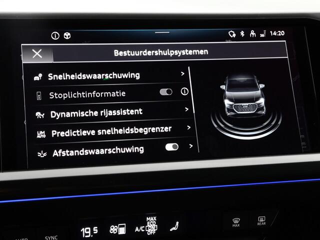Audi Q4 Sportback e-tron 40 204pk S edition 77 kWh · SOH 97,1% · Apple/Android Car Play · Camera · Adaptive Cruise Control · 20'' · Navigatie · Head-up Display ·
