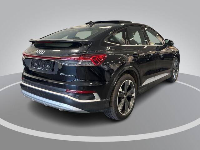 Audi Q4 Sportback e-tron 35 S Edition 55 kWh 170pk · SOH 91,9% · Panoramadak · Camera · Head-Up Display · Keyless · Dodehoeksensor · ACC ·