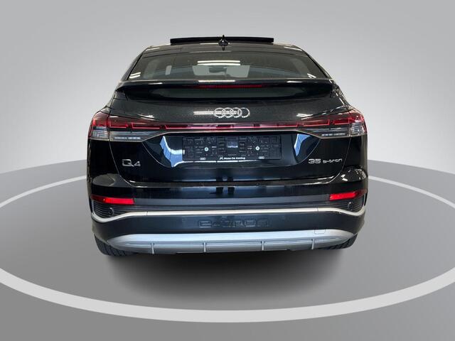 Audi Q4 Sportback e-tron 35 S Edition 55 kWh 170pk · SOH 91,9% · Panoramadak · Camera · Head-Up Display · Keyless · Dodehoeksensor · ACC ·