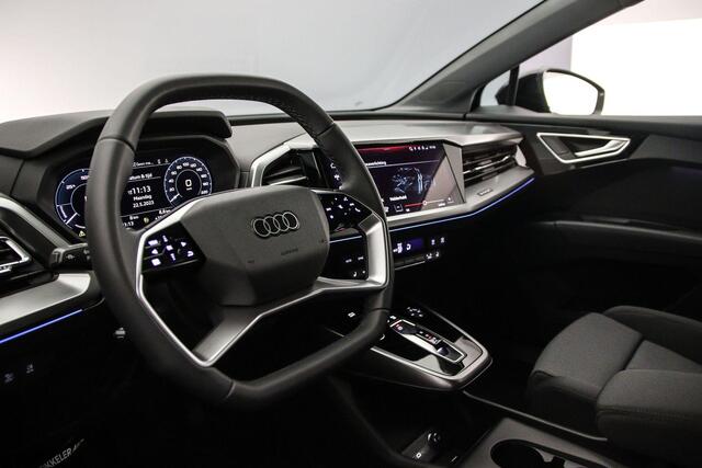 Audi Q4 Sportback e-tron 40 Advanced edition 77 kWh | Adaptieve Cruise | Apple/Android Play | Camera | Matrix LED | Comfort-pakket | Assistentie Pakket | Assistentie pakket Parking |