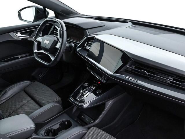 Audi Q4 Sportback e-tron 40 204pk Launch edition S Competition 77 kWh · SOH 96,2% · Camera · Apple/Android Car Play · Head-Up Display · Stoelverwarming · 21'' Inch ·
