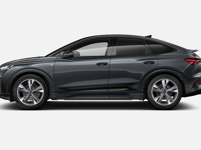Audi Q4 Sportback e-tron S edition performance 286 PK · Trekhaak elek. wegklapbaar · Exterieurpakket zwart · Lendensteunen