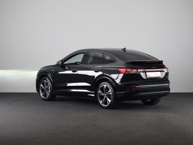 Audi Q4 Sportback e-tron 45 quattro S Edition Competition 82 kWh 286pk | Navigatie | 20 inch lichtmetalen velgen | Adaptive cruise controle | Zwart Optiek
