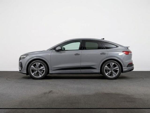Audi Q4 Sportback e-tron S edition 63 kWh 204 pk | Techniekpakket plus | Optiekpakket zwart-glanzend | S line leder-kunstleder zwart |