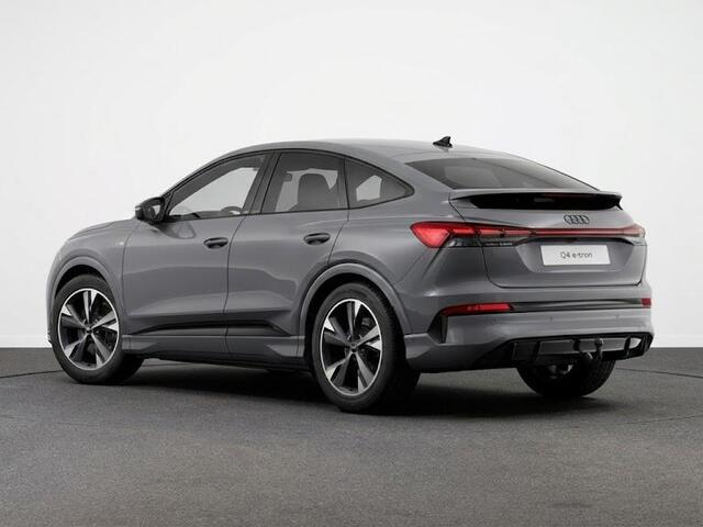 Audi Q4 Sportback e-tron S edition 63 kWh 204 pk | Techniekpakket plus | Optiekpakket zwart-glanzend | S line leder-kunstleder zwart |
