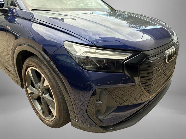 Audi Q4 Sportback e-tron 40 S edition 204 PK 77 kWh · SOH 96,3% · Panoramadak · Camera · Apple/Android Car Play · Navigatie · Head-Up Display ·