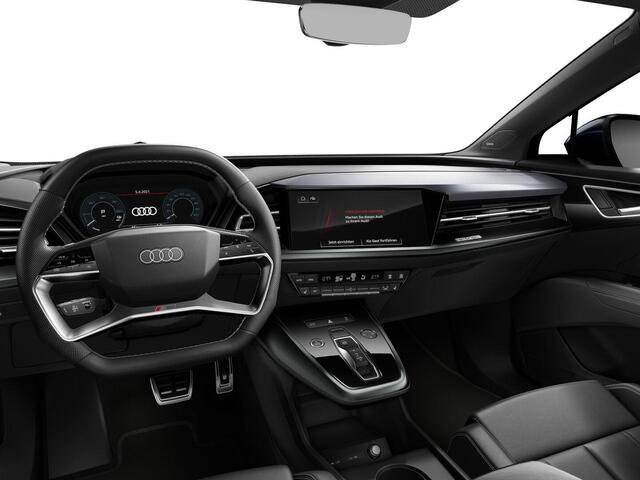 Audi Q4 Sportback e-tron 50 quattro Launch edition S Competition 77 kWh 299pk | Panoramadak | Sonos | Trekhaak | Head Up display | Lederen bekleding