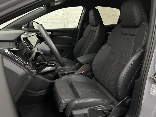 Audi Q4 Sportback e-tron 40 S-Line 77 kWh | Sportstoelen | H-Leder | ACC | Lane ass. | Virtual + | Black-Optic | Stoelverwarming | Camera | Matrix-Led | Getint Glas | Zwarte Hemelbekleding | MMi+ | 3-Zone Clima | Bovag Garantie |