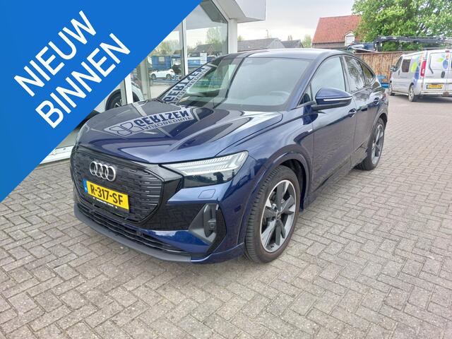Audi Q4 Sportback e-tron 35 S edition 55 kWh Hoge instap, volledig electrisch, 3X S-line