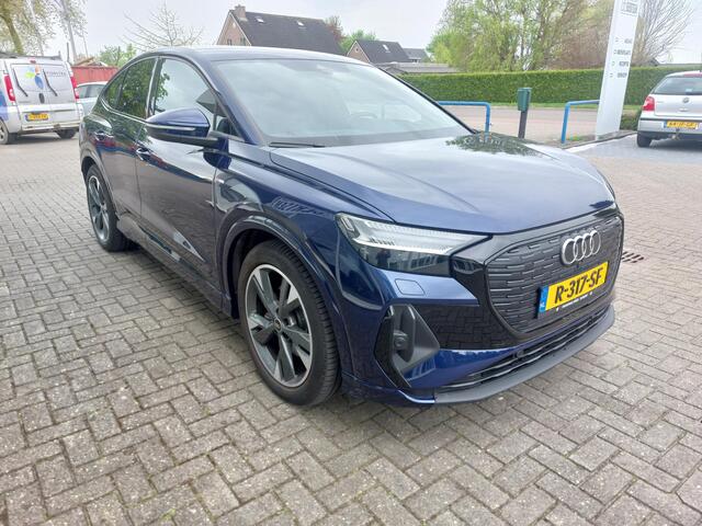 Audi Q4 Sportback e-tron 35 S edition 55 kWh Hoge instap, volledig electrisch, 3X S-line