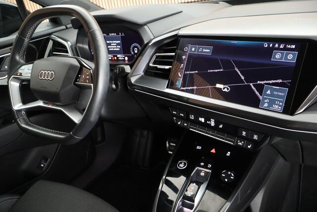 Audi Q4 Sportback e-tron 40 204pk S Edition 77 kWh SOH 91% Stoelverwarming Camera HUD Keyless ACC