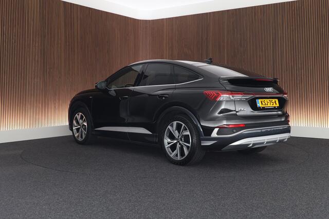Audi Q4 Sportback e-tron 40 204pk S Edition 77 kWh SOH 91% Stoelverwarming Camera HUD Keyless ACC