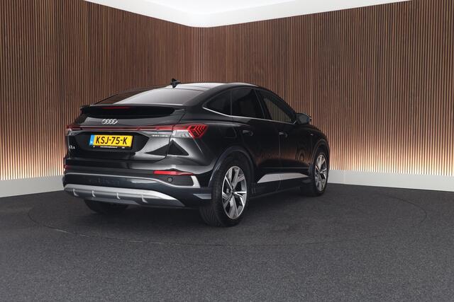 Audi Q4 Sportback e-tron 40 204pk S Edition 77 kWh SOH 91% Stoelverwarming Camera HUD Keyless ACC