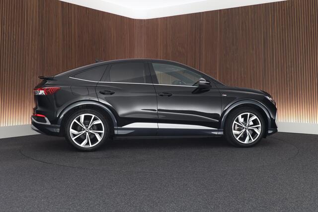 Audi Q4 Sportback e-tron 40 204pk S Edition 77 kWh SOH 91% Stoelverwarming Camera HUD Keyless ACC