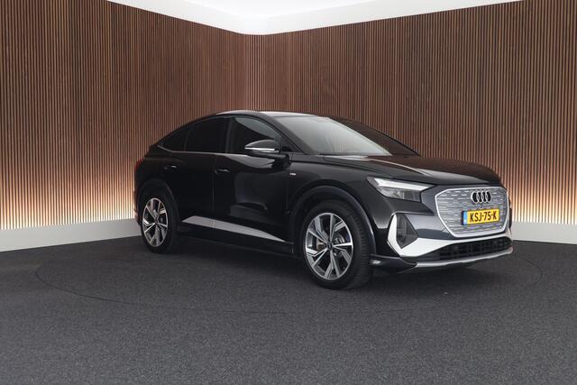 Audi Q4 Sportback e-tron 40 204pk S Edition 77 kWh SOH 91% Stoelverwarming Camera HUD Keyless ACC