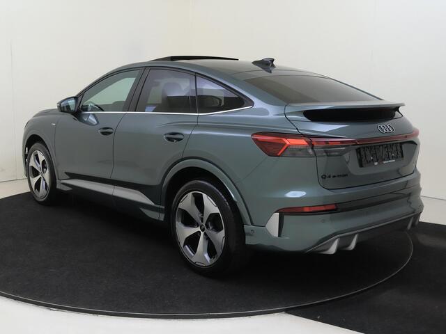 Audi Q4 Sportback e-tron S edition quattro performance 82 kWh | Panoramadak | Lederen bekleding | Elek. verstelbare voorstoelen | Comfortsleutel | S-line in- en exterieur