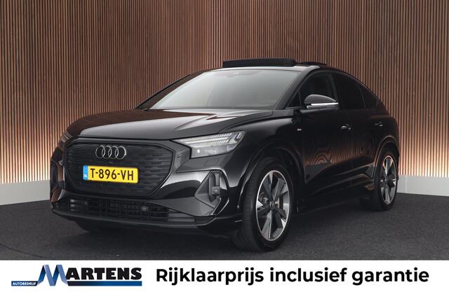Audi Q4 Sportback e-tron 40 S edition 77 kWh Memory Panoramadak Trekhaak Camera Stoelverwarming