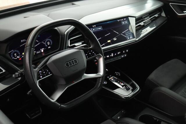 Audi Q4 Sportback e-tron 50 299pk quattro S edition 77 kWh Memory Stoelverwarming Navigatie 2x S-Line