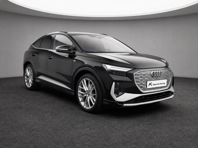 Audi Q4 Sportback e-tron 35 S edition 55 kWh / 170pk · Panoramadak · Apple/Android Car Play · Lederen bekleding · Stoelverwarming · 21'' Velgen ·