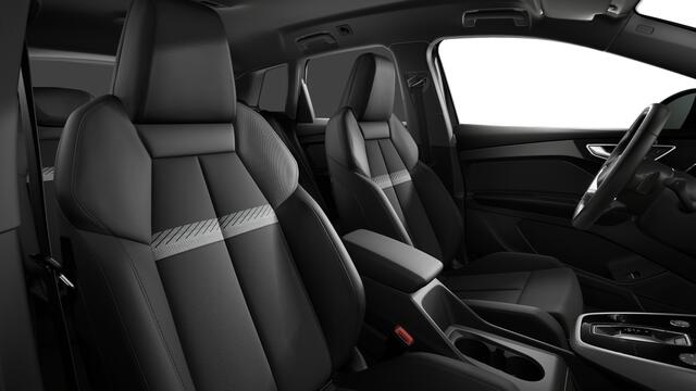 Audi Q4 e-tron Q4 45 e-tron quattro 286 1AT Advanced edition Automaat | Privacy glas | MMI navigatie plus | Audi soundsystem | Verwarmbare voorstoelen | Matrix LED-koplampen | Interieur met sportstoelen | Servosluiting achterklep | Audi Virtual Cockpit | Optiekpakket zw