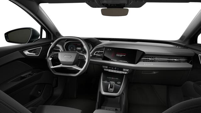 Audi Q4 e-tron Q4 45 e-tron quattro 286 1AT Advanced edition Automaat | Privacy glas | MMI navigatie plus | Audi soundsystem | Verwarmbare voorstoelen | Matrix LED-koplampen | Interieur met sportstoelen | Servosluiting achterklep | Audi Virtual Cockpit | Optiekpakket zw