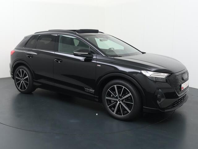 Audi Q4 e-tron 45 quattro S Edition 82 kWh Panoramadak | Privacy Glas | Zwart Optiekpakket Plus | Ambiente verlichting kleur | Achteruitrijcamera | Adaptive Cruise Controle | Trekhaak |