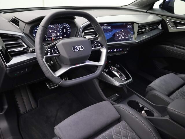 Audi Q4 e-tron 45 S Edition 286pk RWD · Bekleding Leder/Alcantara · Sonos Premium 3D · Comfortsleutel