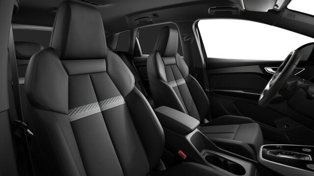 Audi Q4 e-tron Q4 45 e-tron quattro 286 1AT Advanced edition Automaat | Optiekpakket zwart plus | Interieur met sportstoelen | Privacy glas | Verwarmbare voorstoelen | Matrix-ledkoplampen met Audi-laserlicht, ledachterlichten, lichtanimatie, dynamische knipperlichten | 