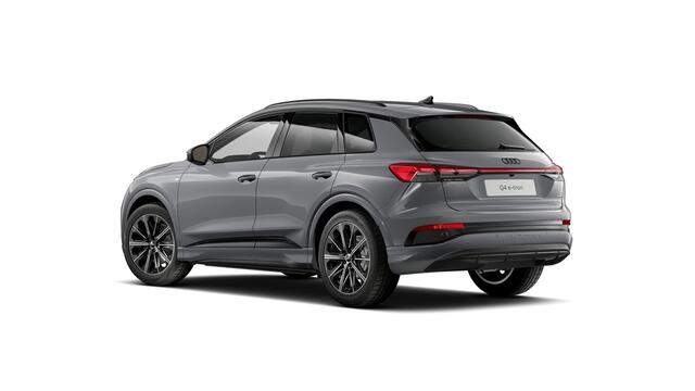 Audi Q4 e-tron Q4 45 e-tron quattro 286 1AT S edition Automaat | MMI navigatie plus | Velgen Audi Sport, 10-spaak-ster-aero, zwart, glansgedraaid | Privacy glas | Audi Virtual Cockpit | Matrix-ledkoplampen met Audi-laserlicht, ledachterlichten, lichtanimatie, dynamische