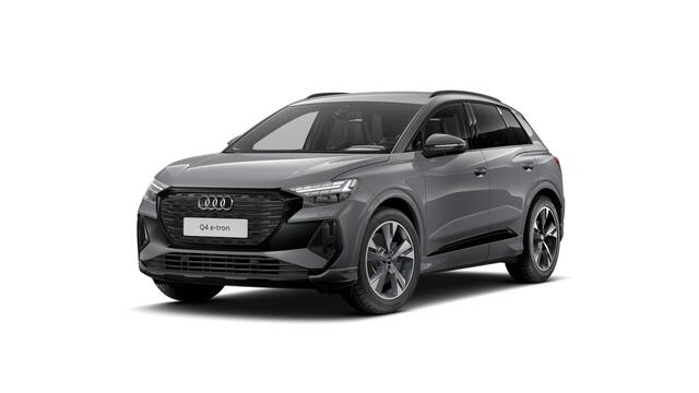 Audi Q4 e-tron Q4 45 e-tron quattro 286 1AT S edition Automaat | Verwarmbare voorstoelen | Audi Virtual Cockpit | Servosluiting achterklep | Matrix LED-koplampen | Privacy glas | Velgen, 5-Y-spaak, grafietgrijs, glansgedraaid | S line-interieur met sportstoelen en zwart