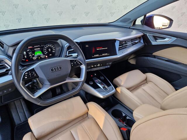 Audi Q4 e-tron 35 Launch edition Advanced 55 kWh | Stoelverwarming | Clima | Draadloos Android Auto / Apple Carplay | PDC | Verwarmde buitenspiegels|