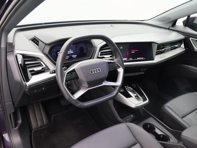Audi Q4 e-tron 40 Launch edition 77 kWh 204 Pk Automaat | Panoramadak | Leder | Navigatie | Stoelverwarming | 19 Inch | 63.569 Km!!