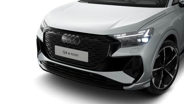 Audi Q4 e-tron Q4 45 e-tron quattro 286 1AT S edition Automaat | Velgen Audi Sport, 5-arm-rotor-aero, zwart, glansgedraaid | MMI navigatie plus | Privacy glas | Audi Virtual Cockpit | Audi soundsystem | Matrix-ledkoplampen met Audi-laserlicht, ledachterlichten, lichtani