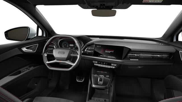 Audi Q4 e-tron Q4 45 e-tron quattro 286 1AT S edition Automaat | Velgen Audi Sport, 5-arm-rotor-aero, zwart, glansgedraaid | MMI navigatie plus | Privacy glas | Audi Virtual Cockpit | Audi soundsystem | Matrix-ledkoplampen met Audi-laserlicht, ledachterlichten, lichtani