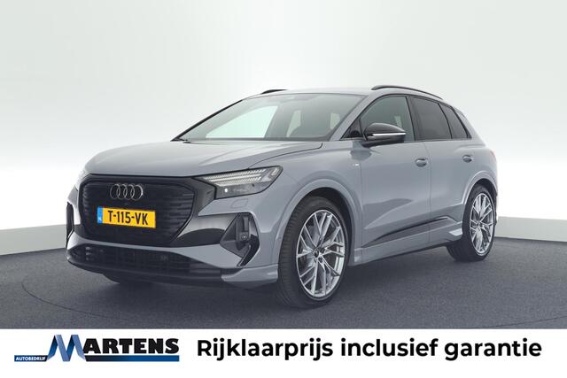 Audi Q4 e-tron 40 204pk 2x S-Line Black Edition 77 kWh Trekhaak Camera Matrix Led Navigatie