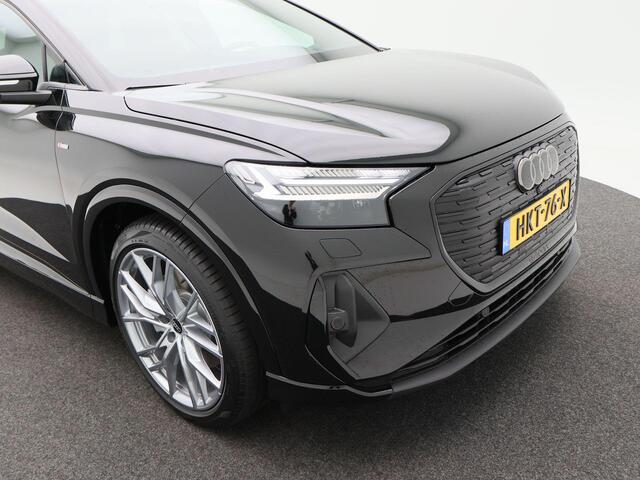 Audi Q4 e-tron 45 quattro S Edition 82 kWh | NU RUIM ¤ 5000,- VOORDEEL!!! | Privacyglas | 21 inch velgen | Zwart Optiek Plus |