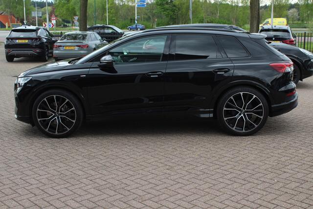 Audi Q4 e-tron 50 quattro Launch edition S Competition 77 kWh / Camera / Head-up / 20'' / Keyless / RS Seats / Sonos audio / Stoelverwarming / Dodehoek / DAB / ACC / Warmtepomp